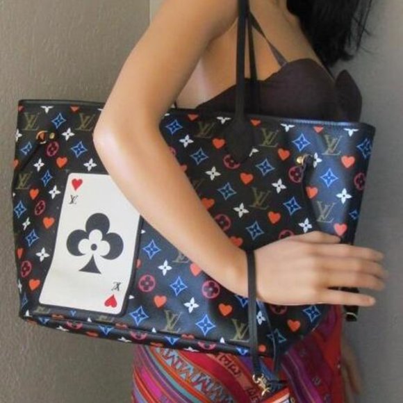 LOUIS VUITTON LTD EDITION NEVERFULL MONOGRAM GAME ON W/POUCH-100% AUTHENTIC - Picture 16 of 16